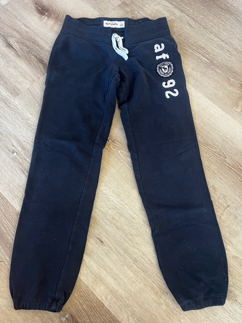 Abercrombie Kids Navy Jogger Pants - Girls